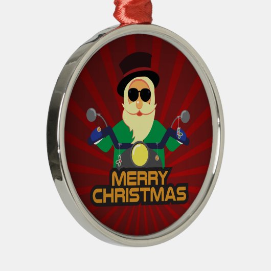 Ornament Santa Biker (Rechts)
