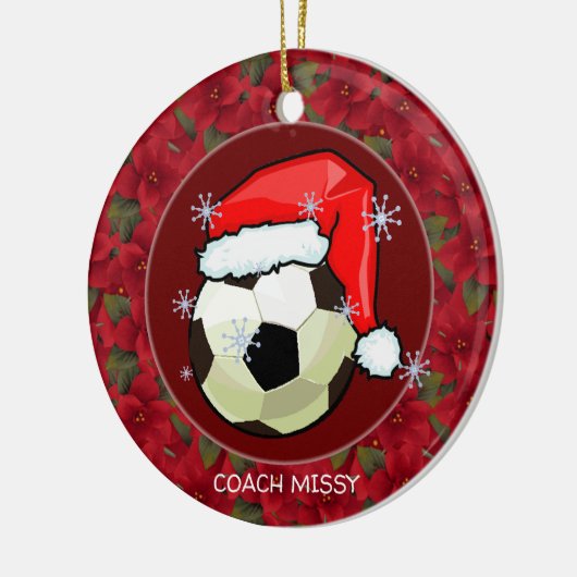 Ornament - Santa Soccerball (Links)