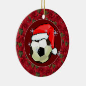 Ornament - Santa Soccerball (Rechts)