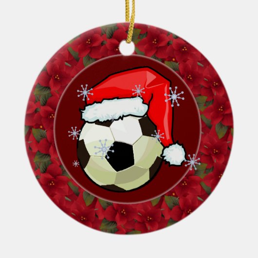 Ornament - Santa Soccerball (Voorkant)