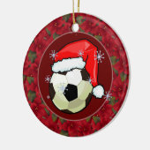 Ornament - Santa Soccerball (Links)