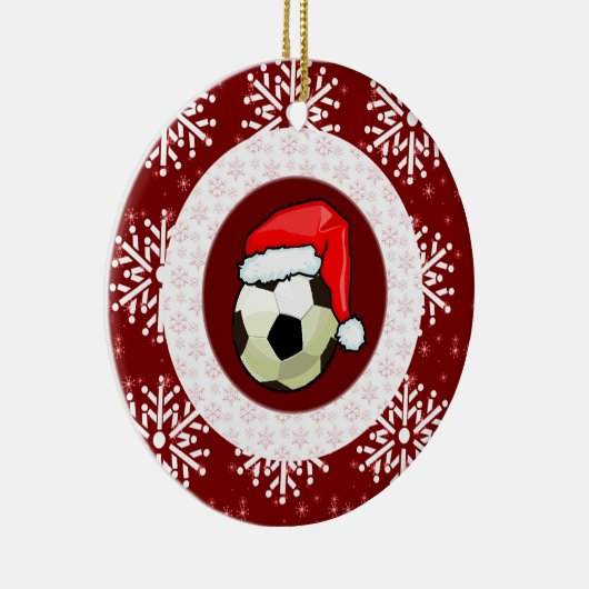 Ornament - Santa Voetbal (Rechts)