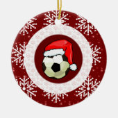 Ornament - Santa Voetbal (Voorkant)