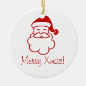 Ornament - Santa's Face (Voorkant)