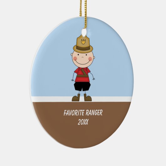 Ornament schattig Boy Ranger (Rechts)