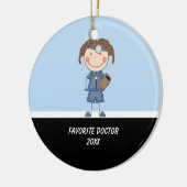 Ornament schattige meisjesarts (Links)