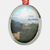 Ornament: Schilderachtig Paso Robles Metalen Ornament (Links)