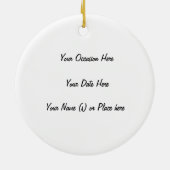 Ornament: Schilderachtig Paso Robles Vineyard Keramisch Ornament (Achterkant)