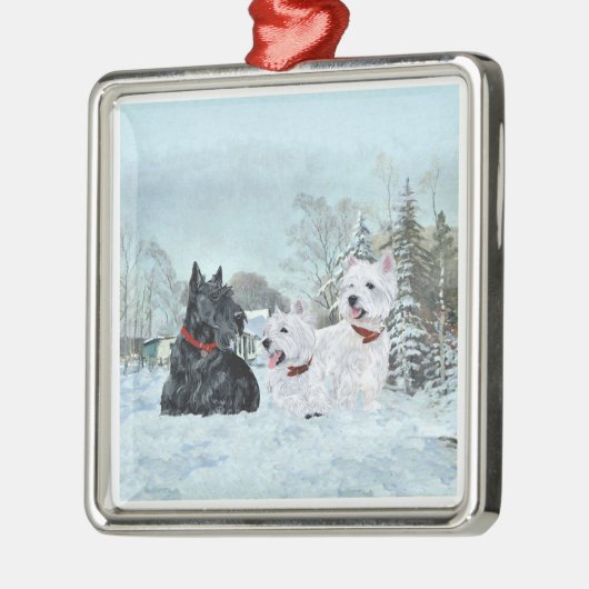 Ornament Scottie en Westies (Links)