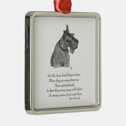 Ornament Scottie Keepomwille (Rechts)