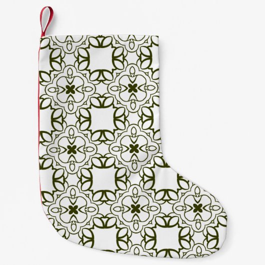 Ornament seamless pattern, abstract, ara kleine kerstsok (Voorkant)