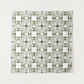 Ornament seamless pattern, abstract, ara wandkleed (Voorkant (horizontaal))