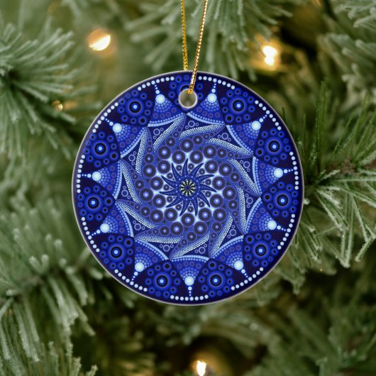 Ornament september Birthstone Sapphire Mandala (Boom)
