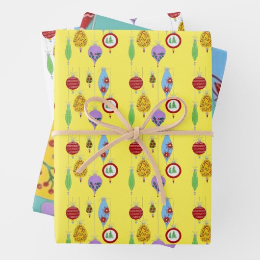  Ornament Set Inpakpapier Vel (In situ)