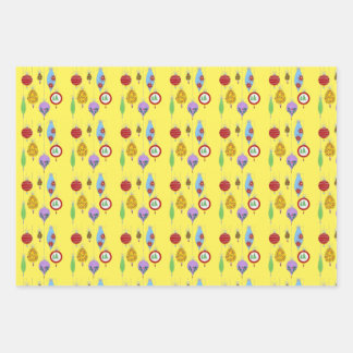 Ornament Set Inpakpapier Vel