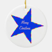 Ornament Sidney Salamander Star Kerstmis Keepomwil (Achterkant)