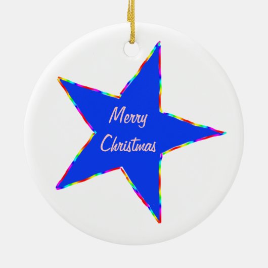 Ornament Sidney Salamander Star Kerstmis Keepomwil (Achterkant)