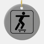 Ornament Skateboardsymbool (Achterkant)