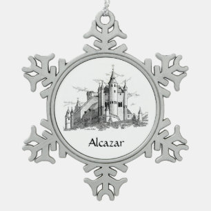 Ornament - Sneeuwvlok - Alcazar - kasteel