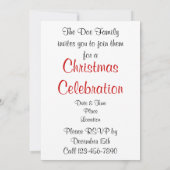 Ornament & Sneeuwvlokken Kaart (Achterkant)