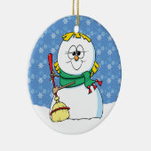 Ornament sneeuwvrouwen (Rechts)