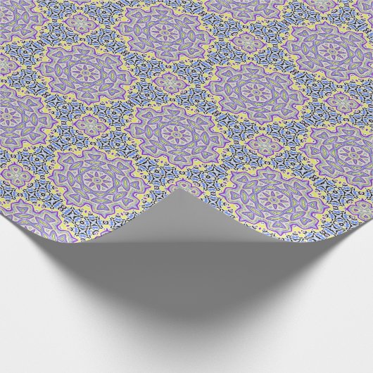 Ornament snewflake cadeaupapier (Hoek)