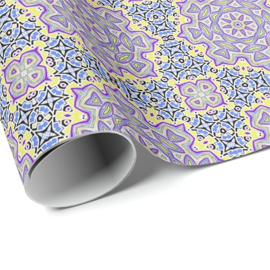 Ornament snewflake cadeaupapier (Rol Hoek)