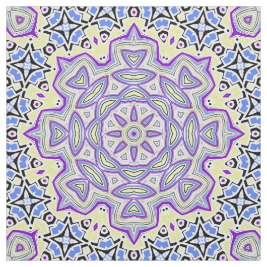 Ornament snewflake stof (Swatch)