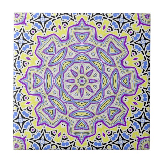 Ornament snewflake tegeltje (Voorkant)