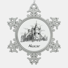 Ornament - Snowflake - Alcazar - kasteel