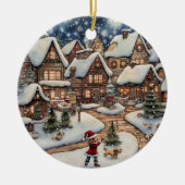 Ornament Snowy Christmas Village (Voorkant)