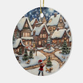 Ornament Snowy Christmas Village (Links)
