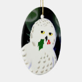 Ornament: Snowy Owl Keramisch Ornament (Rechts)