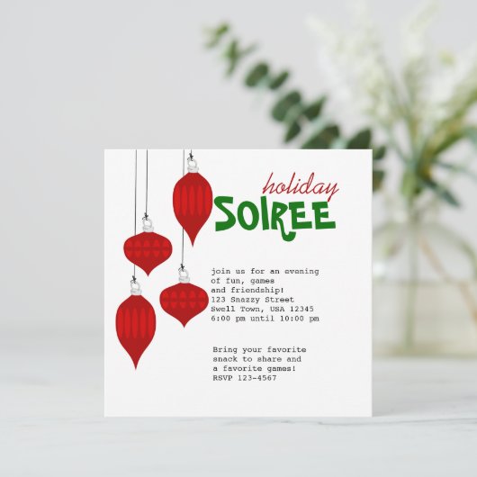 Ornament Soiree Kaart (Staand voorkant)