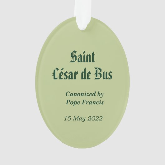 Ornament St. César de Bus (SLE 001) (achterkant)