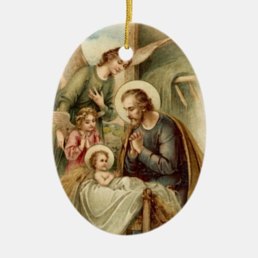 Ornament: St. Joseph Natitivity Keramisch Ornament (Voorkant)