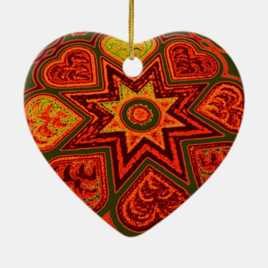 ornament "Starburst of Love" (Achterkant)