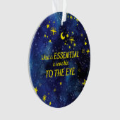 Ornament STARS the little prince QUOTE (voorkant)