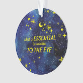 Ornament STARS the little prince QUOTE (voorkant)