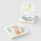 Ornament Stenen Onderzetter (Zijkant)