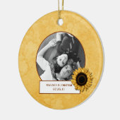 Ornament Sunflower Photo Wedding Keepomwille (Links)