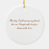 Ornament Sunflower Photo Wedding Keepomwille (Achterkant)