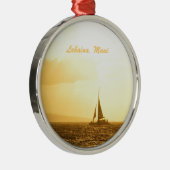 Ornament: Sunset Memories (Premium Round) Metalen Ornament (Rechts)