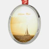 Ornament: Sunset Memories (Premium Round) Metalen Ornament (Links)