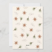 Ornament Surround Pattern Terug Foto Vakantie Kaar Feestdagenkaart (Achterkant)