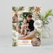 Ornament Surround Photo Holiday Kaart (Staand Voorkant)