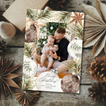 Ornament Surround Photo Holiday Kaart