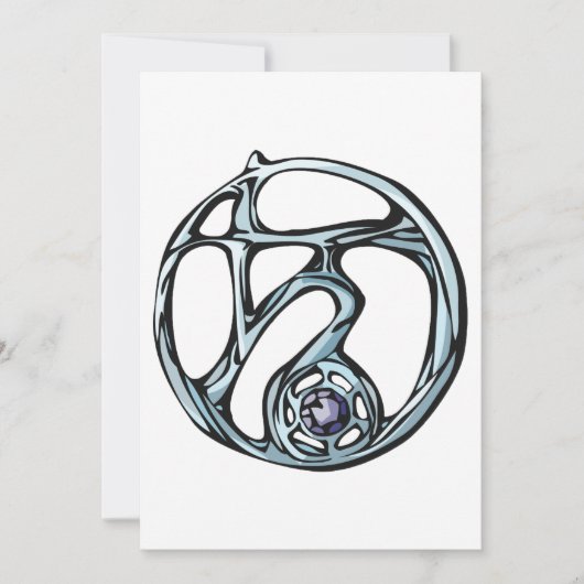 Ornament Symbool-uitnodigingen Kaart (Voorkant)