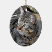 Ornament: Tabby cat Keramisch Ornament (Rechts)