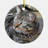 Ornament: Tabby cat Keramisch Ornament (Voorkant)